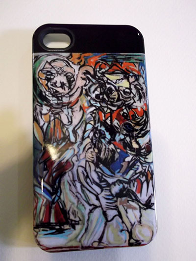 Big Shots: Picasso and Basquiat Hard Case iphone4 cover